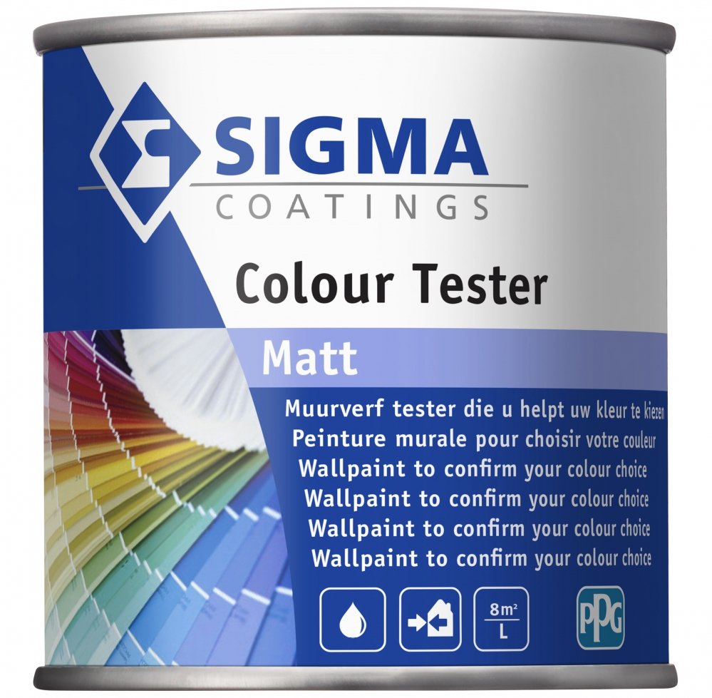 Redding wagon emmer Sigma Colour Tester Mat / Kleurtester - Verfenbehangshop