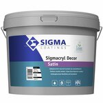 Sigmacryl Decor Satin WIT/RAL9010/RAL9016