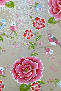 Pip Studio Birds in Paradise Vliesbehang Khaki