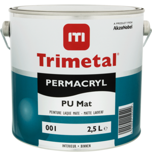 Trimetal Permacryl PU Mat 001 WIT/RAL9010/RAL9016 2,5L