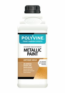 Polyvine Metallic Paint Antique Gold